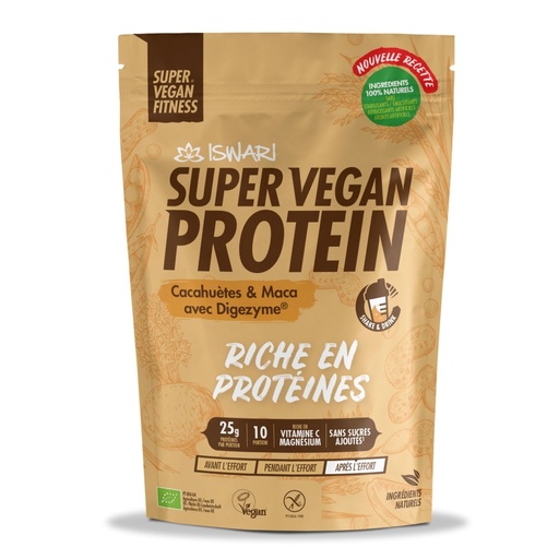 Super Vegan Protein Erdnüsse & Maca mit DIGEZYME® Bio