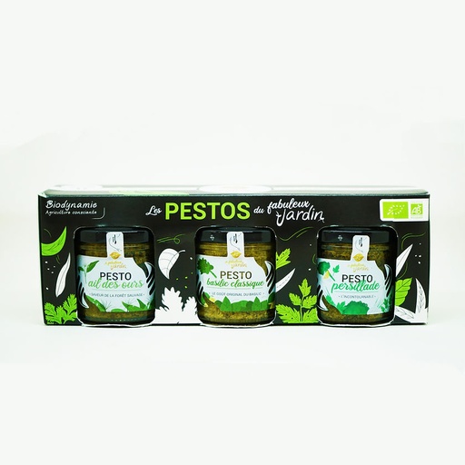 [101.CCP.001] Coffret Pesto Bio - 3x90g