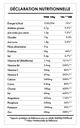 ISWARI_ Moringa en poudre - 125g _VALEUR_NUTRITIONNELLE