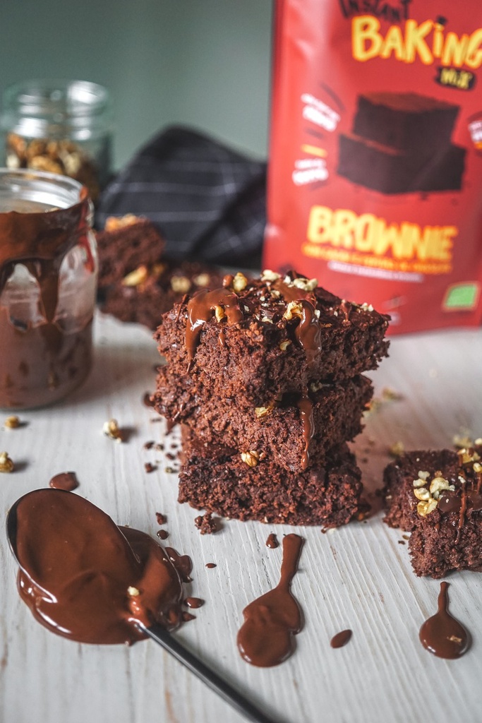 SHINE_ Brownie au cacao et pépites de chocolat - 350g _PRODUIT_RECETTE