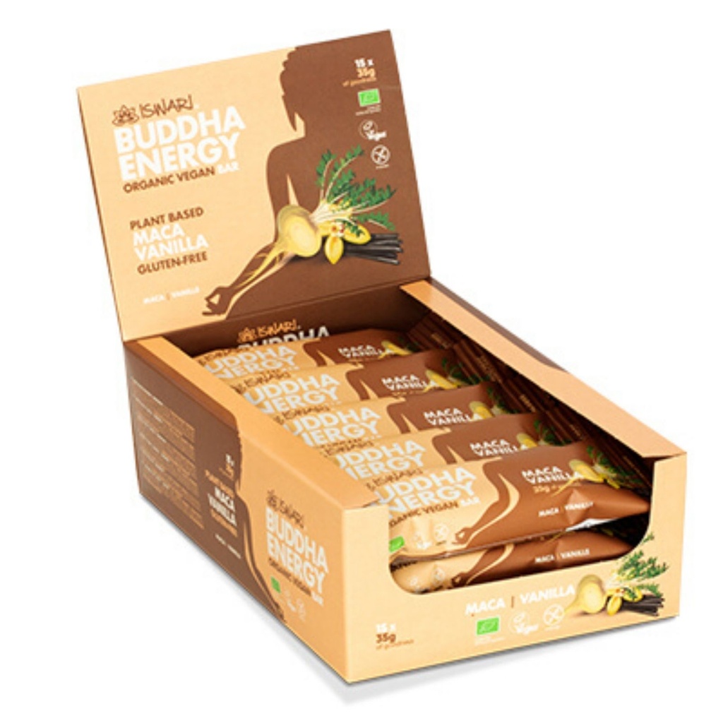 Buddha Energy Bar Maca & Vanille Bio - 35g