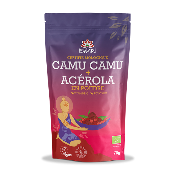 Camu Camu et Acérola en Poudre Bio - 70g