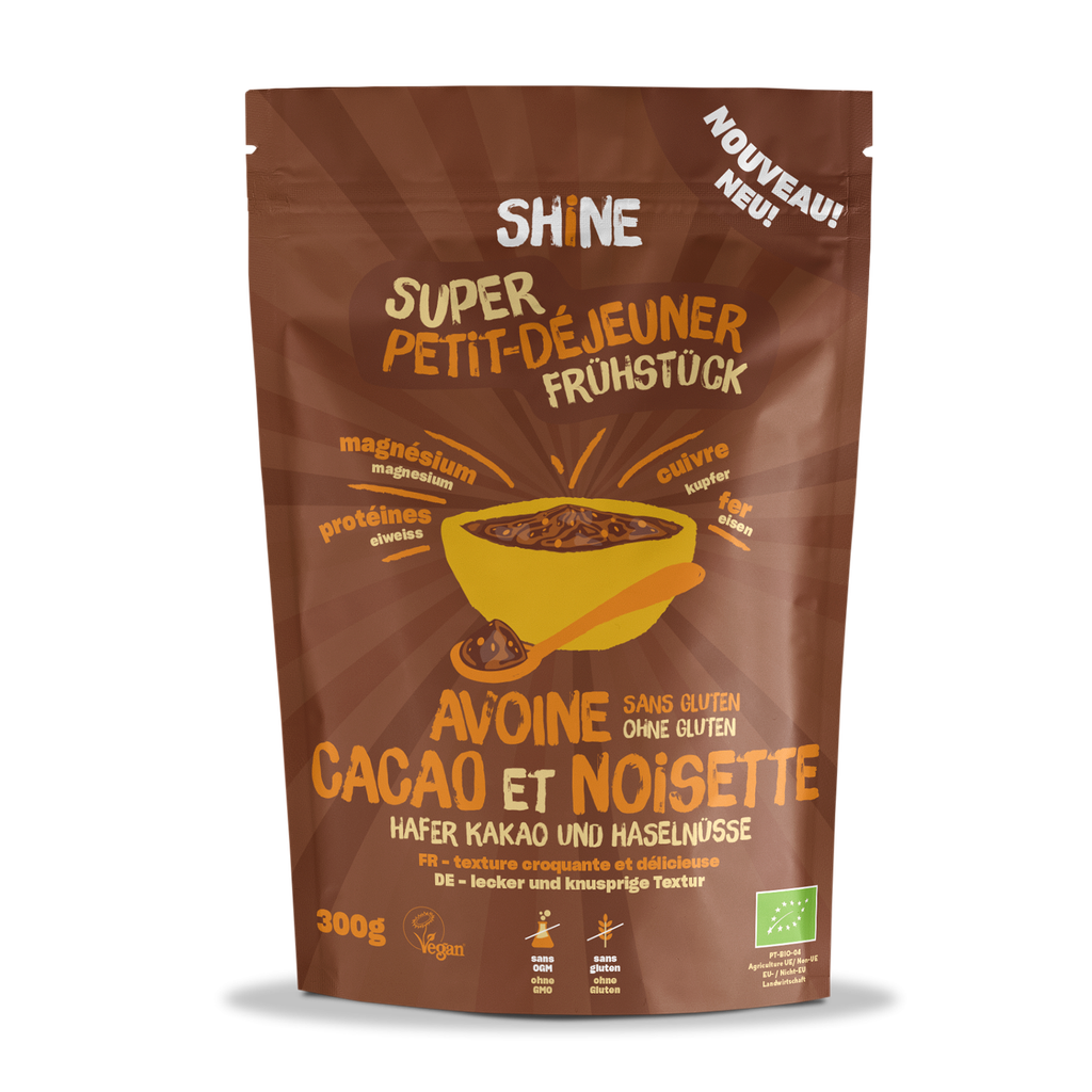 Avoine Cacao cru et Noisette - 300g