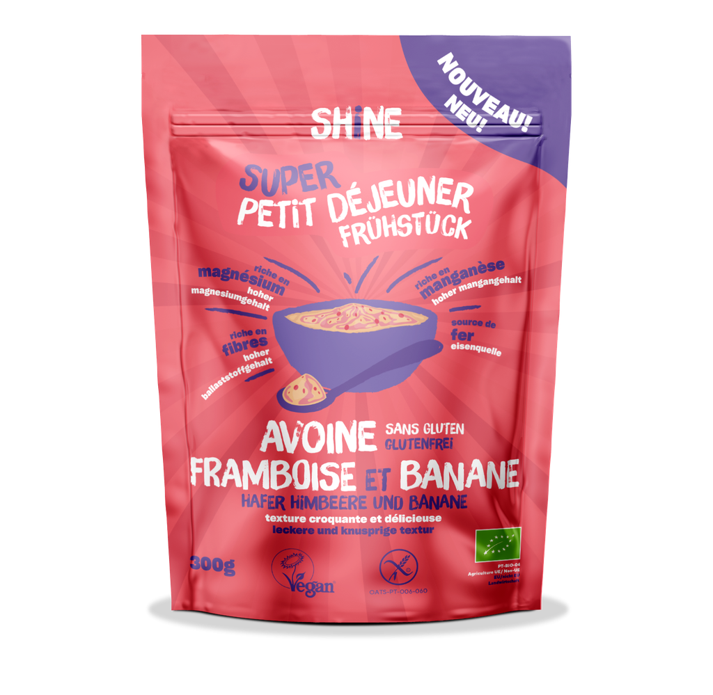 Avoine Framboise et Banane Bio - 300g