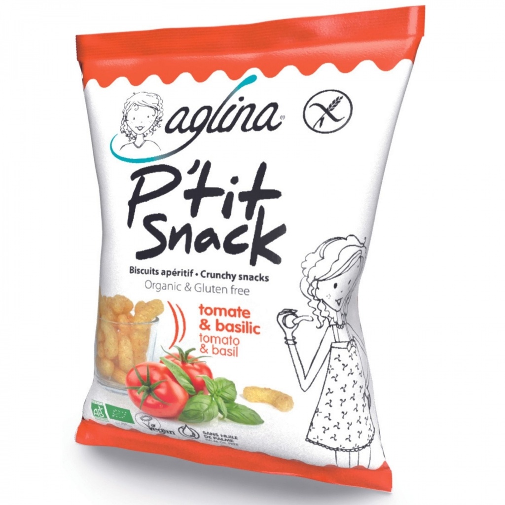 Apéro Snack Tomate & Basilic Bio - 45g