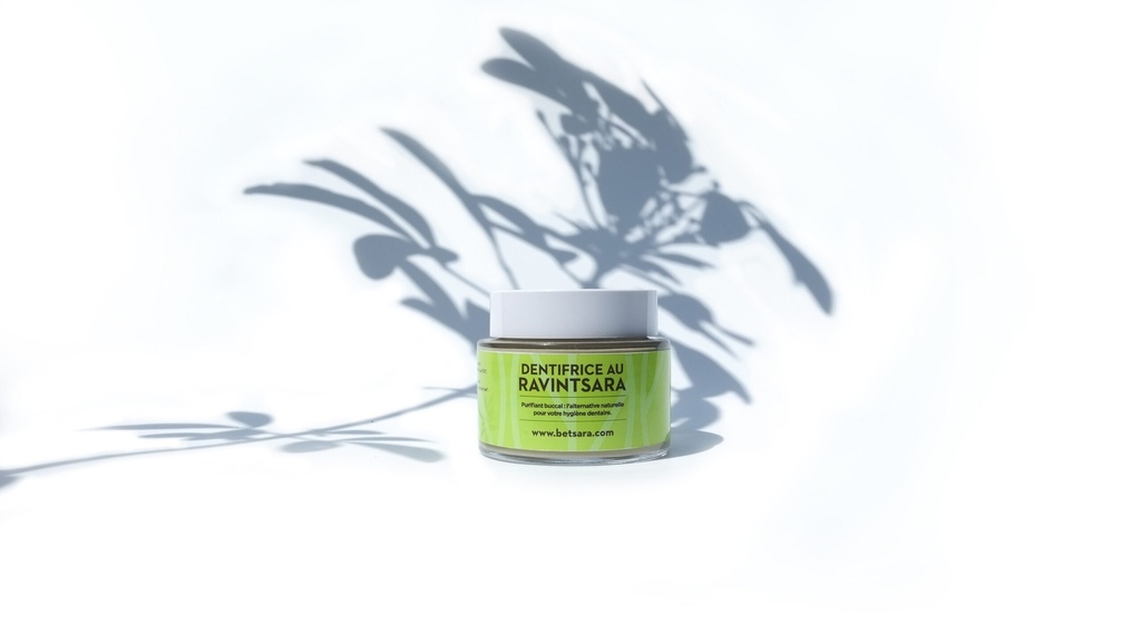 Dentifrice naturel au Ravintsara - certifié Nature & Progrès - 75gr