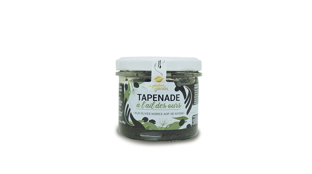 Tapenade Olives Noires & Ail des ours Bio - 90g