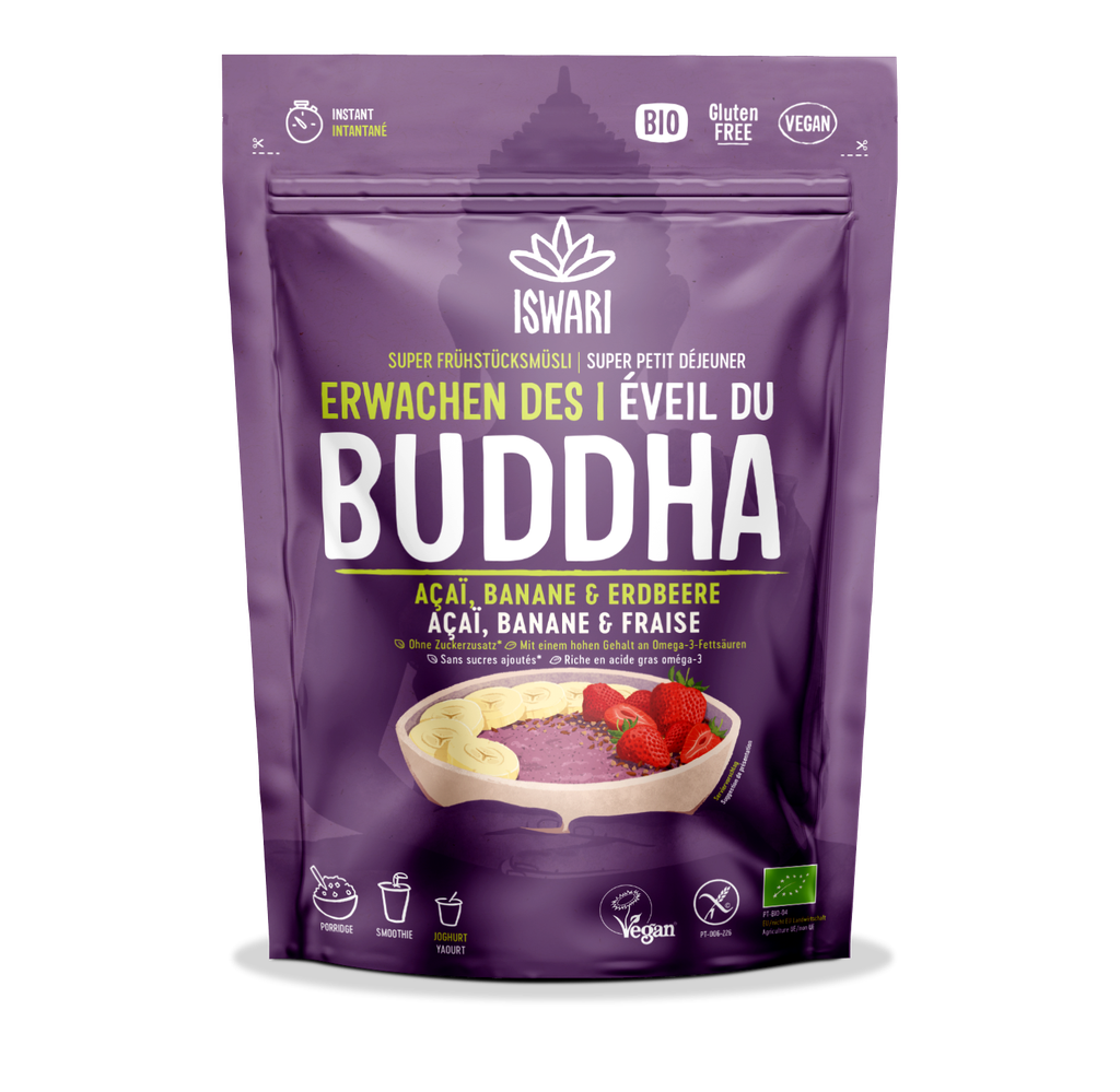 Erwachen des Buddha Açaï Banane & Erdbeere Bio