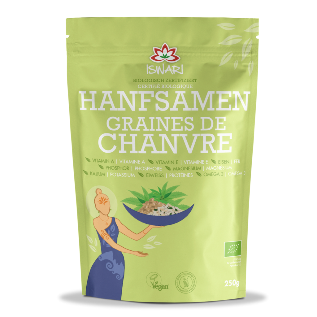 Graines de Chanvre Décortiquées Bio