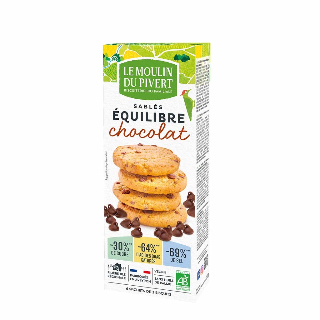 Biscuits Equilibre Chocolat Bio - 150g
